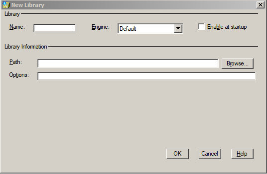 [New Library Dialog]