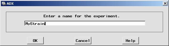 dialog to enter name