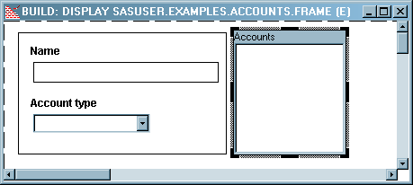 A Simple Frame at Build-Time