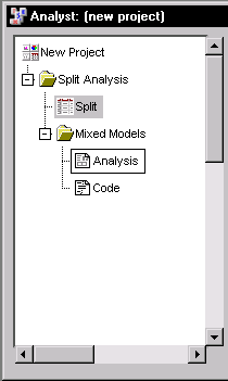 Mixed Models: Project Tree