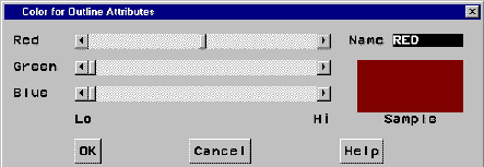 [Window That Is Opened by the Color Pull-out Arrow]