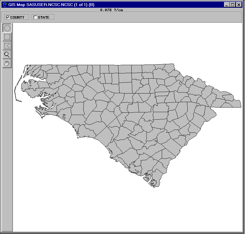 [Initial Display of Imported  SAS/GRAPH Map]
