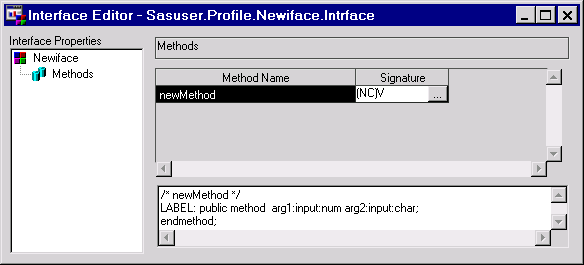 Interface Editor Window