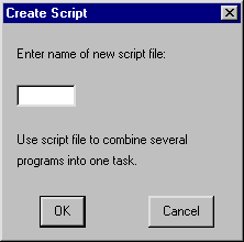[Create Script Dialog Box]