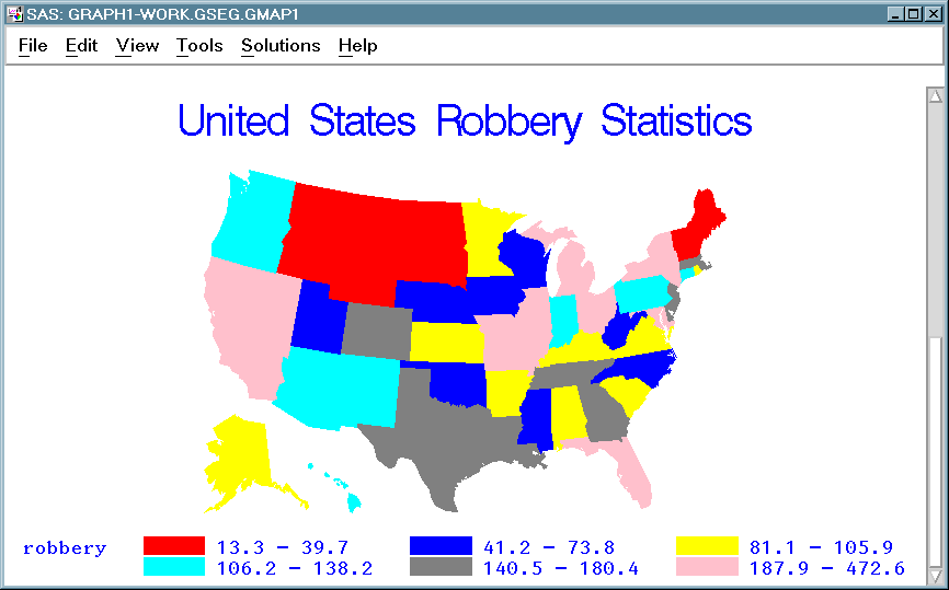United States Map Graph