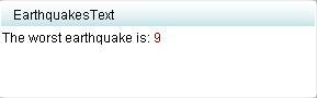 example dynamic text display