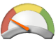stylized tachometer icon