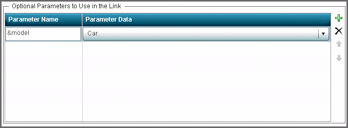Optional Parameters to Use in the Link group