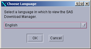 [Choose Language dialog box]