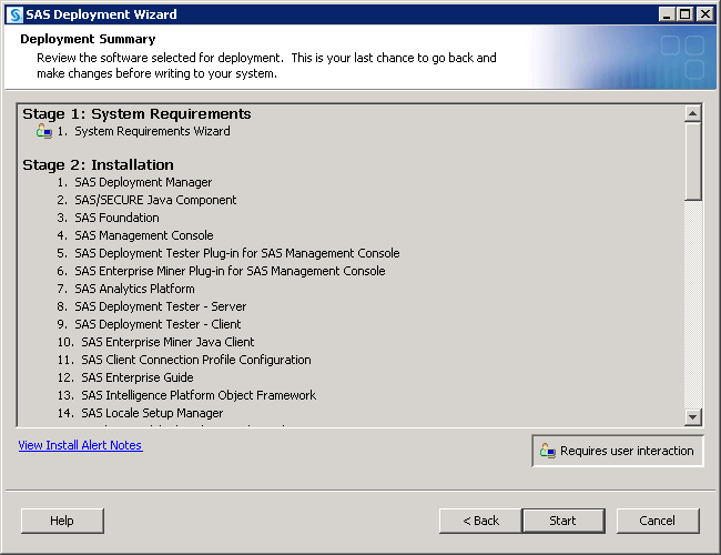 [Deployment Summary page]