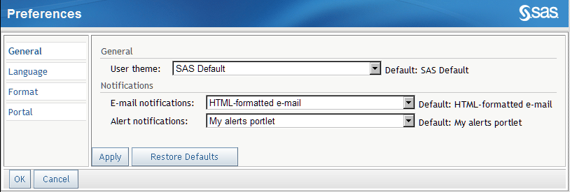 [Preferences dialog]