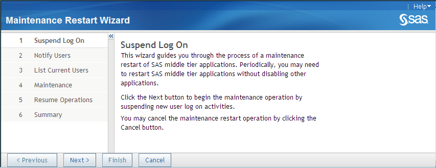[Maintenance Restart Wizard]