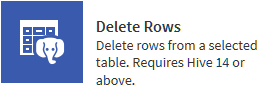 Delete Rows icon in the SAS Data Loader window