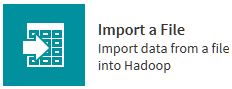 Import a File Icon in the SAS Data Loader Window