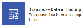 Transpose Data icon in the SAS Data Loader window