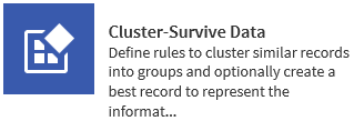 Cluster-Survive Data icon in the SAS Data Loader window
