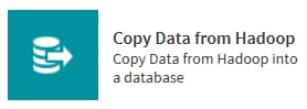 Copy Data from Hadoop icon in the SAS Data Loader window