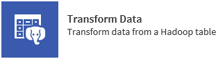 Transform Data icon in the SAS Data Loader window