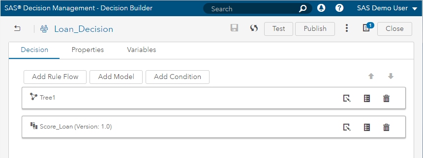 Loan_Decision in Decision Builder