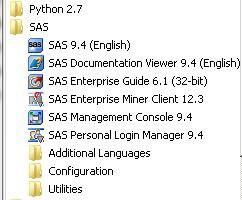 SAS Enterprise Miner Start Menu icon