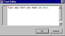 Text Editor Window