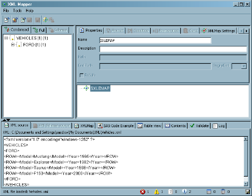 [SAS XML Mapper Graphical Interface]