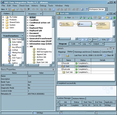 SAS Data Integration Studio Desktop