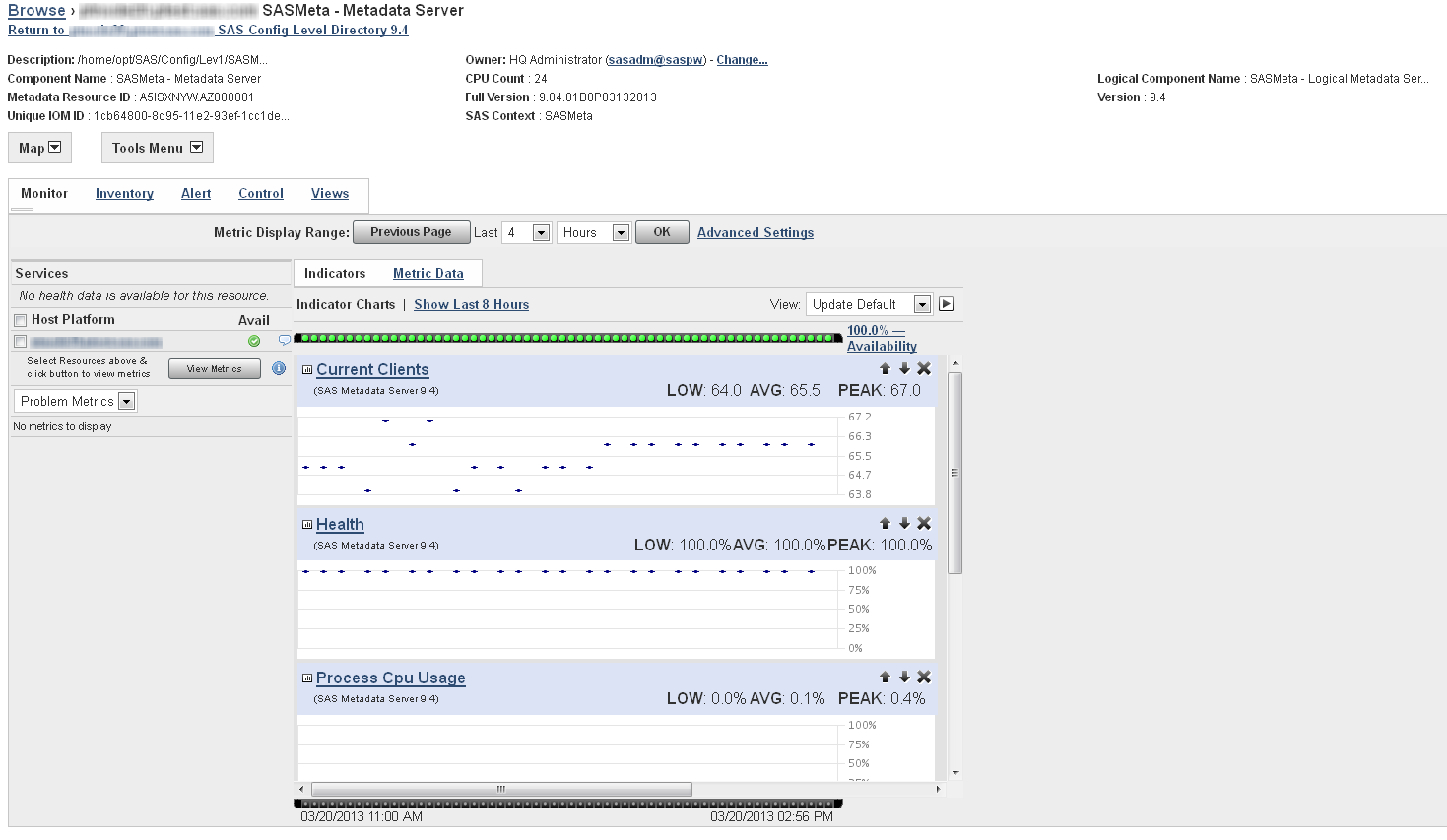 resource monitoring