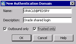 New Authentication Domain