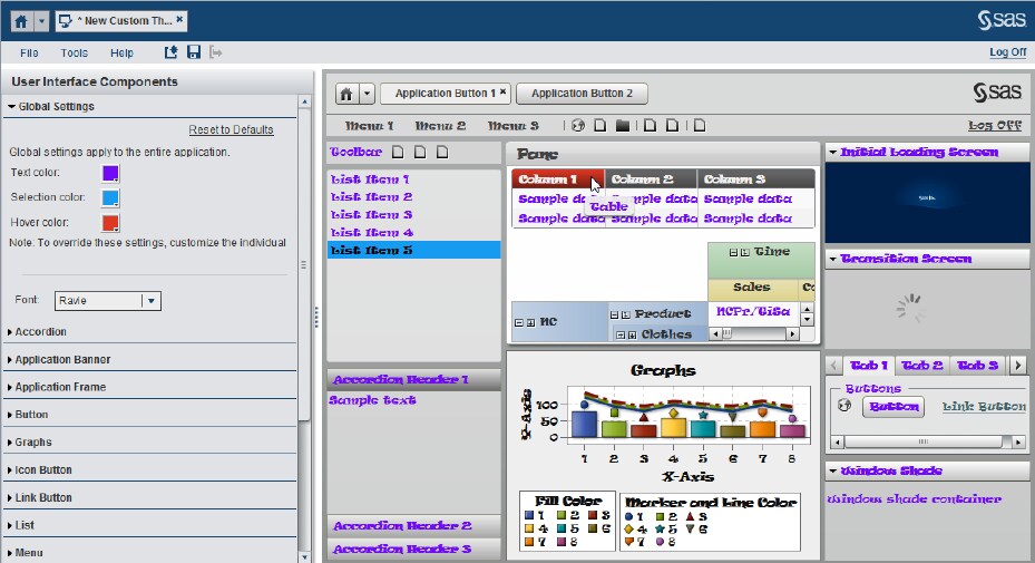 changed global settings