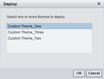 deploy theme