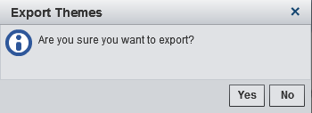 export themes confirmation
