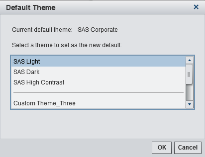 set default theme