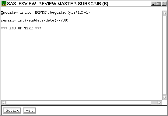 [Viewing Formulas in the FSVIEW REVIEW Window]