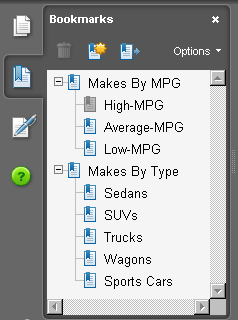 [Adobe Acrobat bookmarks pane]
