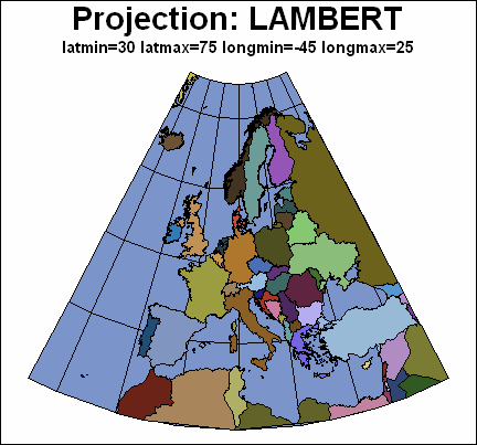 [Lambert's projection]