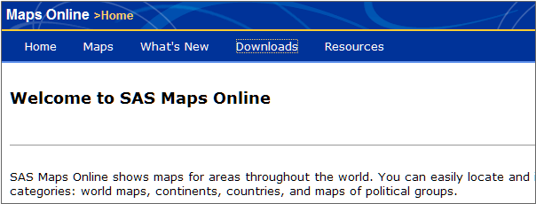 Maps Online Banner