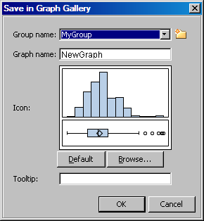 Save in Graph Gallery dialog box
