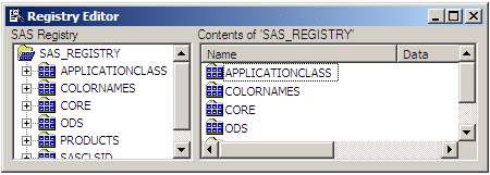 Main Registry Editor Window