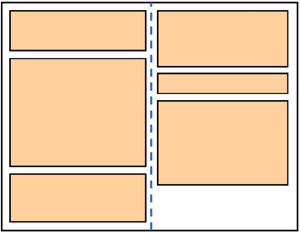 Portal page with column layout (two columns)