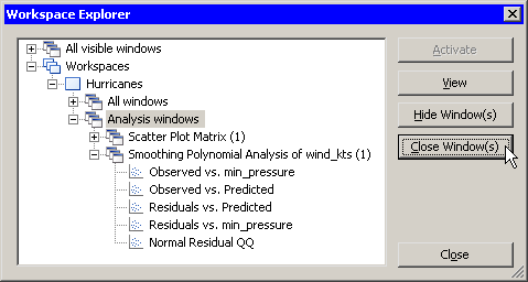 Closing a Group of Windows