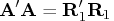 {a}^' {a}= {{r}}^'_1 {{r}}_1