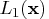 l_1({x})