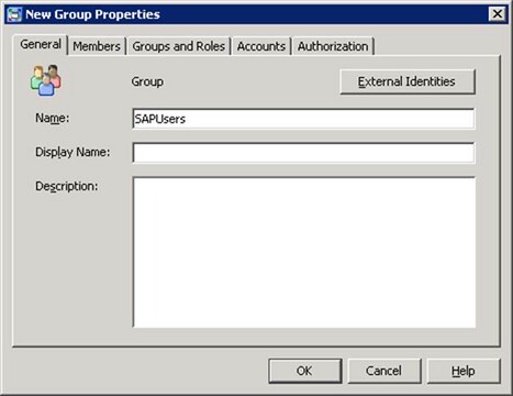 New Group Properties