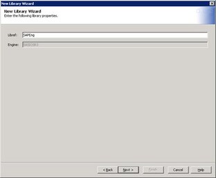 New Libref Wizard: Libref Name