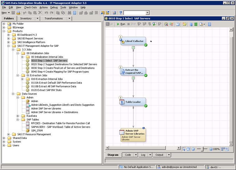 0010 Step 1 Select SAP Servers