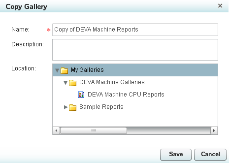 Copy Gallery Dialog Box