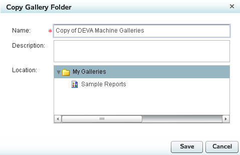 Copy Gallery Folder Dialog Box