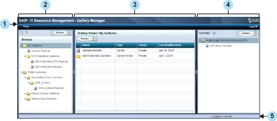 Gallery Manager Interface