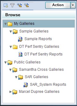 Browse Panel with expanded folders